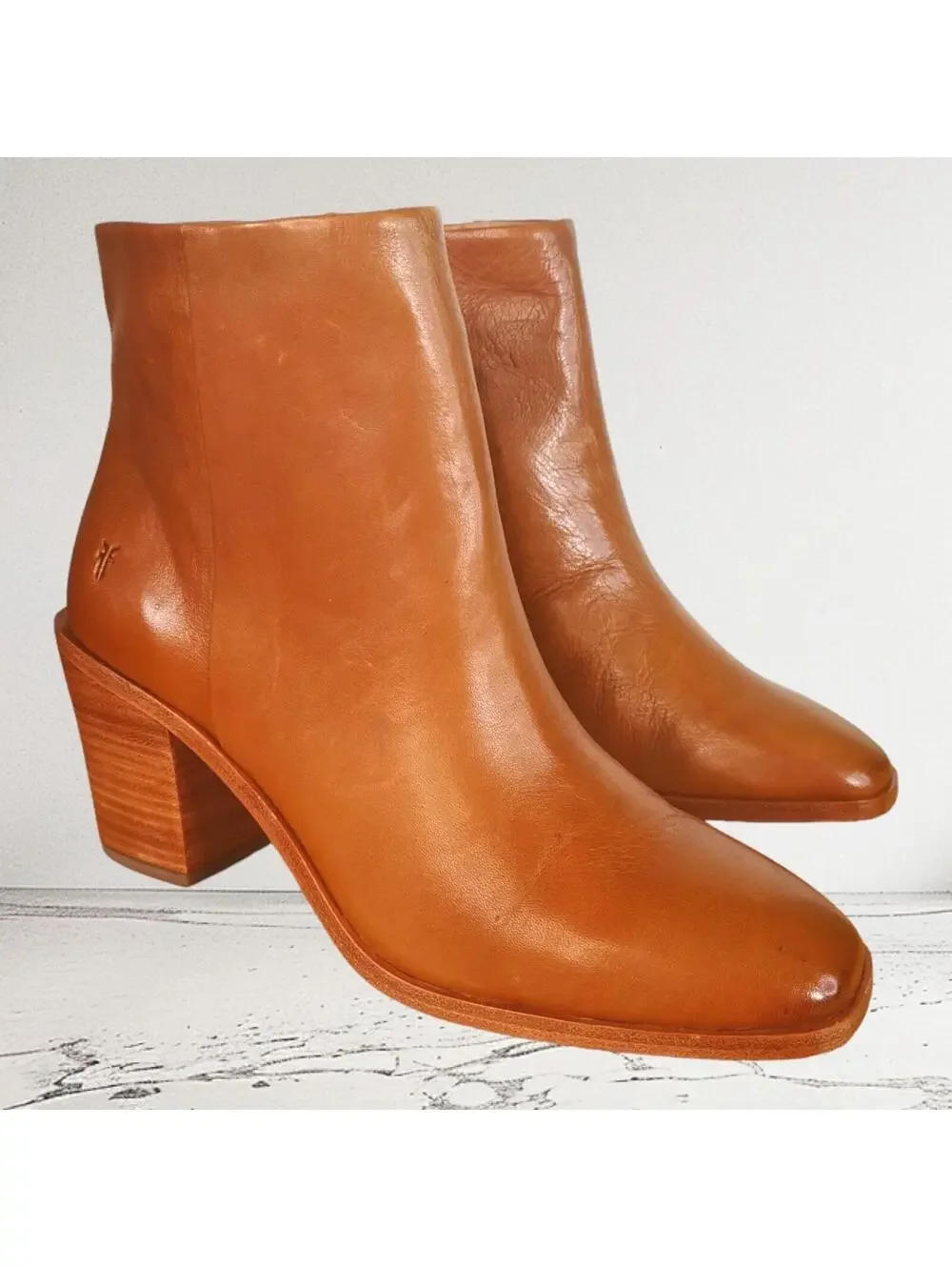Frye Georgia Ankle Women's Bootie Cognac Size 9.5 NEW